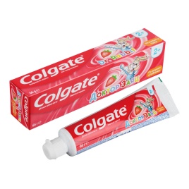 Зубная паста COLGATE Доктор Заяц вкус Клубники, 50 мл