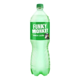 Газированный напиток Funky Monkey Лимон-лайм 1,5 л