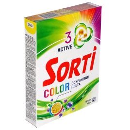 Стиральный порошок Sorti Automat Color, к/к, 350г